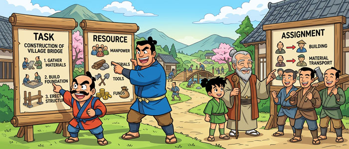 انواع ستون ها در msp task resource assignment فعالیت منابع تخصیص